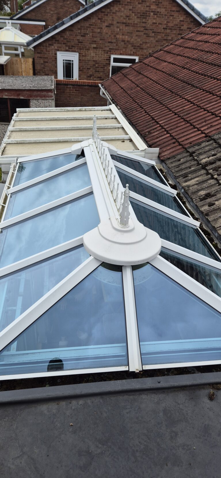 Conservatory roof cleaning